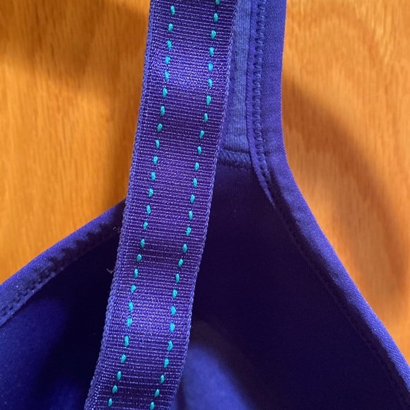 Lightly used work out bra. Sturdy with padded cups. Converts to racer- back. - Picture 3 of 4